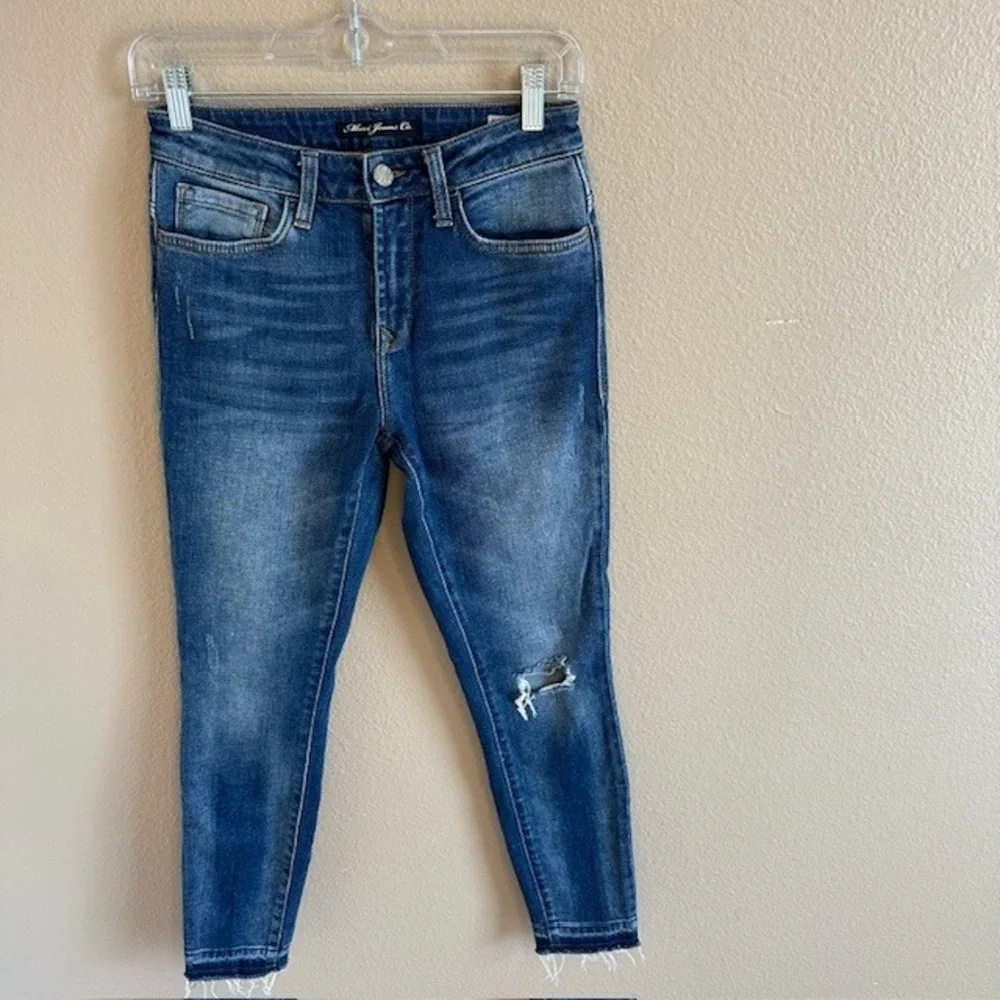 Mavi Jeans‎ Co. Women's Alissa Ankle  High Rise Super Skinny Jeans Distressed 26